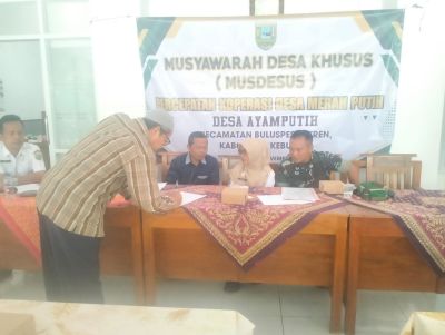 MUSDESSUS KOPERASI DESA MERAH PUTIH (KDMP)
