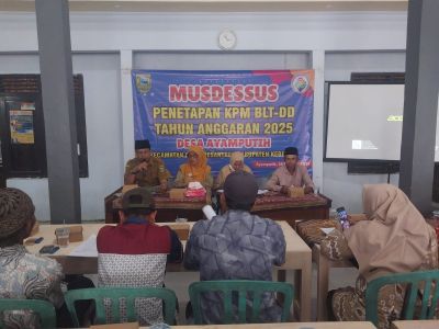 MUSDESUS PENETAPAN KPM BLT DD TA  2025